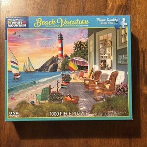 White Mountain Beach Vacation Puzzle - 1000 Pieces